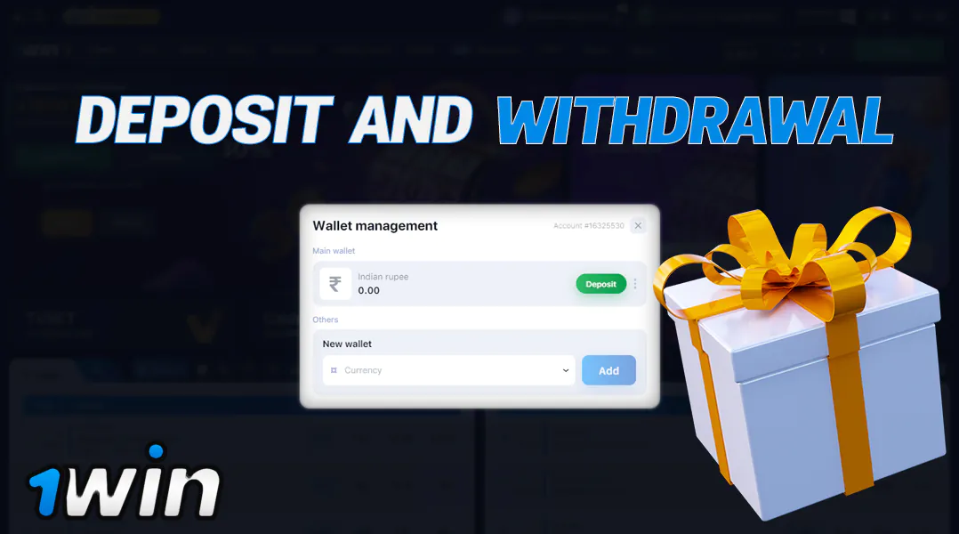 All about the methods of funding and cashout of funds in the game Aviator from 1win in India.